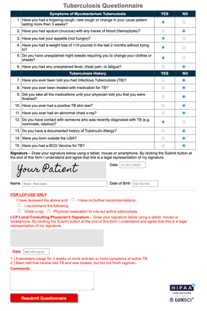 PracticePlus Submitted Form