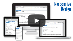 Secure patient forms  responsive design formats